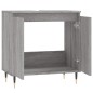 vidaXL Badschrank Grau Sonoma 58x33x60 cm Holzwerkstoff vidaXL Badschrank Grau Sonoma 58x33x60 cm Holzwerkstoff