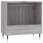 vidaXL Badschrank Grau Sonoma 58x33x60 cm Holzwerkstoff vidaXL Badschrank Grau Sonoma 58x33x60 cm Holzwerkstoff