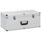 vidaXL Aufbewahrungskoffer 3 Stk. Silbern Aluminium vidaXL Aufbewahrungskoffer 3 Stk. Silbern Aluminium