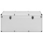 vidaXL Aufbewahrungskoffer 3 Stk. Silbern Aluminium vidaXL Aufbewahrungskoffer 3 Stk. Silbern Aluminium