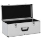vidaXL Aufbewahrungskoffer 3 Stk. Silbern Aluminium vidaXL Aufbewahrungskoffer 3 Stk. Silbern Aluminium