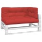 Palettenkissen 3-tlg. Rot Stoff Palettenkissen 3-tlg. Rot Stoff