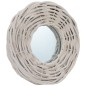 vidaXL Spiegel 3 Stk. Weiß 15 cm Weide vidaXL Spiegel 3 Stk. Weiß 15 cm Weide