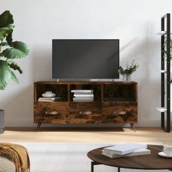 vidaXL TV-Schrank Räuchereiche 102x36x50 cm Holzwerkstoff