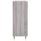 vidaXL Sideboard Grau Sonoma 69,5x34x90 cm Holzwerkstoff vidaXL Sideboard Grau Sonoma 69,5x34x90 cm Holzwerkstoff