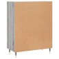 vidaXL Sideboard Grau Sonoma 69,5x34x90 cm Holzwerkstoff vidaXL Sideboard Grau Sonoma 69,5x34x90 cm Holzwerkstoff