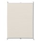Plissee Faltrollo Rollo Plisseerollo 40x100cm Creme Plissee Faltrollo Rollo Plisseerollo 40x100cm Creme