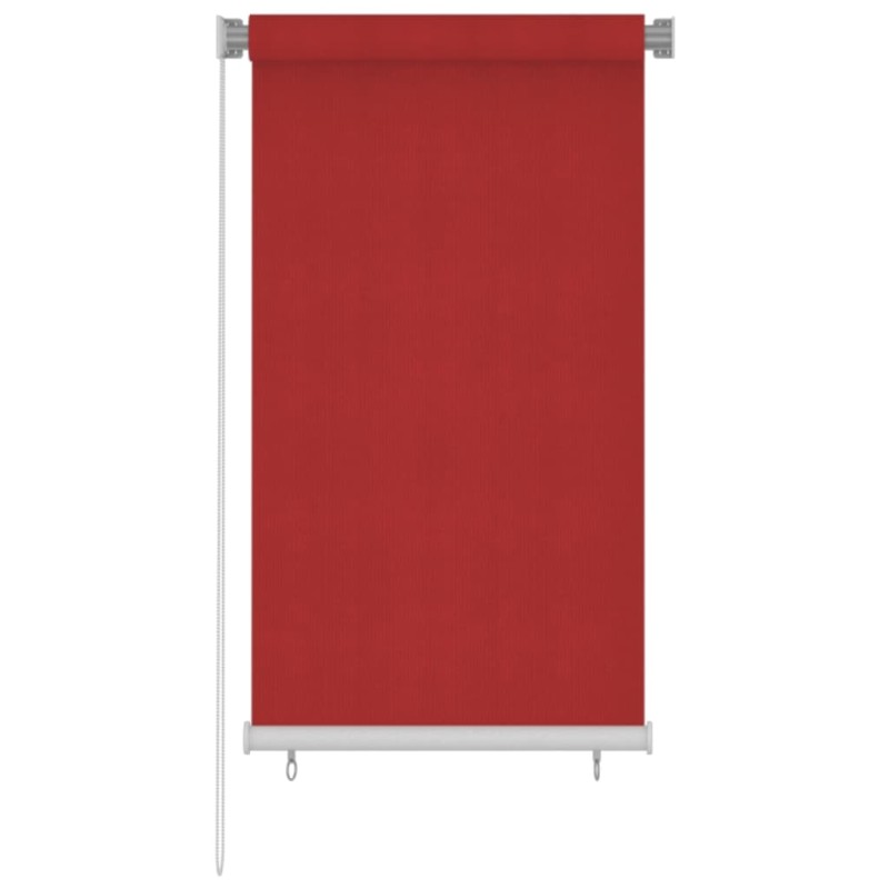 vidaXL Außenrollo 80x140 cm Rot HDPE vidaXL Außenrollo 80x140 cm Rot HDPE