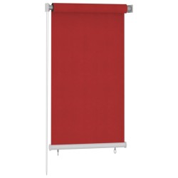 vidaXL Außenrollo 80x140 cm Rot HDPE
