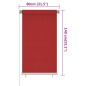 vidaXL Außenrollo 80x140 cm Rot HDPE vidaXL Außenrollo 80x140 cm Rot HDPE