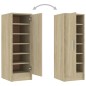 vidaXL Schuhschrank Sonoma-Eiche 32x35x92 cm Holzwerkstoff