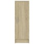 vidaXL Schuhschrank Sonoma-Eiche 32x35x92 cm Holzwerkstoff