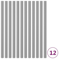 vidaXL Schaumstoffhüllen für Trampolinstangen 12 Stk. 92,5 cm Grau