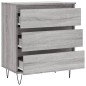 vidaXL Sideboard Grau Sonoma 60x35x70 cm Holzwerkstoff vidaXL Sideboard Grau Sonoma 60x35x70 cm Holzwerkstoff