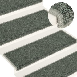 vidaXL Stufenmatten 15 Stk. 65x21x4 cm Grün