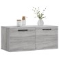 vidaXL Wandschrank Grau Sonoma 80x36,5x35 cm Holzwerkstoff vidaXL Wandschrank Grau Sonoma 80x36,5x35 cm Holzwerkstoff