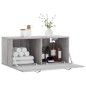 vidaXL Wandschrank Grau Sonoma 80x36,5x35 cm Holzwerkstoff vidaXL Wandschrank Grau Sonoma 80x36,5x35 cm Holzwerkstoff