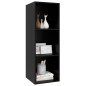 vidaXL TV-Wandschrank Schwarz 37x37x107 cm Holzwerkstoff vidaXL TV-Wandschrank Schwarz 37x37x107 cm Holzwerkstoff
