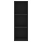 vidaXL TV-Wandschrank Schwarz 37x37x107 cm Holzwerkstoff vidaXL TV-Wandschrank Schwarz 37x37x107 cm Holzwerkstoff