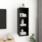 vidaXL TV-Wandschrank Schwarz 37x37x107 cm Holzwerkstoff vidaXL TV-Wandschrank Schwarz 37x37x107 cm Holzwerkstoff