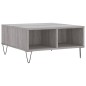 vidaXL Couchtisch Grau Sonoma 60x60x30 cm Holzwerkstoff vidaXL Couchtisch Grau Sonoma 60x60x30 cm Holzwerkstoff