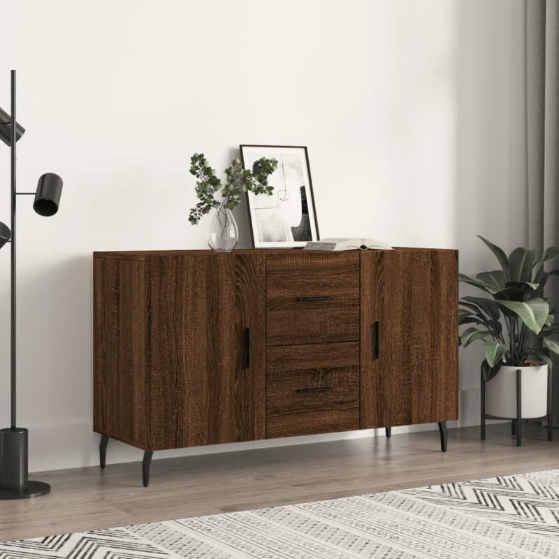 vidaXL Sideboard Braun Eichen-Optik 100x36x60 cm Holzwerkstoff vidaXL Sideboard Braun Eichen-Optik 100x36x60 cm Holzwerkstoff