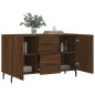 vidaXL Sideboard Braun Eichen-Optik 100x36x60 cm Holzwerkstoff vidaXL Sideboard Braun Eichen-Optik 100x36x60 cm Holzwerkstoff