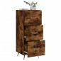 vidaXL Sideboard Räuchereiche 34,5x34x90 cm Holzwerkstoff vidaXL Sideboard Räuchereiche 34,5x34x90 cm Holzwerkstoff
