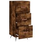 vidaXL Sideboard Räuchereiche 34,5x34x90 cm Holzwerkstoff vidaXL Sideboard Räuchereiche 34,5x34x90 cm Holzwerkstoff