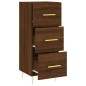 vidaXL Sideboard Braun Eichen-Optik 34,5x34x90 cm Holzwerkstoff vidaXL Sideboard Braun Eichen-Optik 34,5x34x90 cm Holzwerkstoff