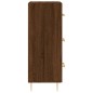 vidaXL Sideboard Braun Eichen-Optik 34,5x34x90 cm Holzwerkstoff vidaXL Sideboard Braun Eichen-Optik 34,5x34x90 cm Holzwerkstoff