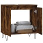 vidaXL Badschrank Räuchereiche 58x33x60 cm Holzwerkstoff vidaXL Badschrank Räuchereiche 58x33x60 cm Holzwerkstoff