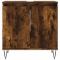 vidaXL Badschrank Räuchereiche 58x33x60 cm Holzwerkstoff vidaXL Badschrank Räuchereiche 58x33x60 cm Holzwerkstoff