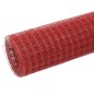 vidaXL Drahtzaun Stahl mit PVC-Beschichtung 25x1,5 m Rot vidaXL Drahtzaun Stahl mit PVC-Beschichtung 25x1,5 m Rot