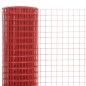 vidaXL Drahtzaun Stahl mit PVC-Beschichtung 25x1,5 m Rot vidaXL Drahtzaun Stahl mit PVC-Beschichtung 25x1,5 m Rot