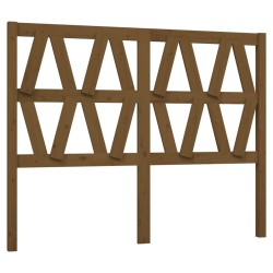 vidaXL Kopfteil Honigbraun 146x4x100 cm Massivholz Kiefer
