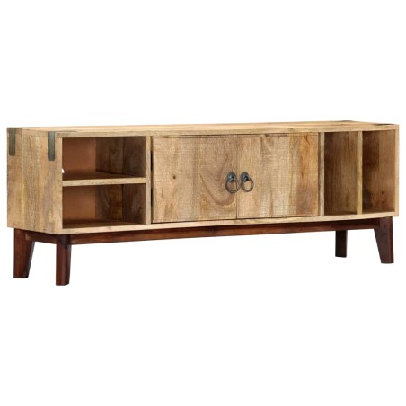 vidaXL TV-Schrank 130 x 30 x 46 cm Massivholz Mango