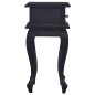 vidaXL Nachttisch Hellschwarzer Kaffee 35x30x60cm Massivholz Mahagoni vidaXL Nachttisch Hellschwarzer Kaffee 35x30x60cm Massivholz Mahagoni