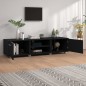 vidaXL TV-Schrank Schwarz 140x40x35 cm Holzwerkstoff vidaXL TV-Schrank Schwarz 140x40x35 cm Holzwerkstoff