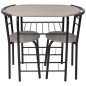 vidaXL Frühstückstisch Bar-Set MDF vidaXL Frühstückstisch Bar-Set MDF