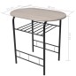 vidaXL Frühstückstisch Bar-Set MDF vidaXL Frühstückstisch Bar-Set MDF