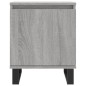 vidaXL Nachttisch Grau Sonoma 40x30x50 cm Holzwerkstoff vidaXL Nachttisch Grau Sonoma 40x30x50 cm Holzwerkstoff