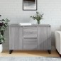 vidaXL Sideboard Grau Sonoma 104x35x70 cm Holzwerkstoff vidaXL Sideboard Grau Sonoma 104x35x70 cm Holzwerkstoff