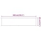 vidaXL Senkrechtmarkise Anthrazit 60x600 cm Oxford-Gewebe vidaXL Senkrechtmarkise Anthrazit 60x600 cm Oxford-Gewebe