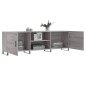 vidaXL TV-Schrank Grau Sonoma 150x30x50 cm Holzwerkstoff vidaXL TV-Schrank Grau Sonoma 150x30x50 cm Holzwerkstoff