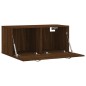 vidaXL Wandschrank Braun Eichen-Optik 80x36,5x35 cm Holzwerkstoff vidaXL Wandschrank Braun Eichen-Optik 80x36,5x35 cm Holzwerkstoff