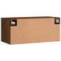 vidaXL Wandschrank Braun Eichen-Optik 80x36,5x35 cm Holzwerkstoff vidaXL Wandschrank Braun Eichen-Optik 80x36,5x35 cm Holzwerkstoff