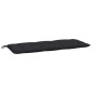 Gartenbank-Auflage Schwarz 120x50x7 cm Oxford-Gewebe Gartenbank-Auflage Schwarz 120x50x7 cm Oxford-Gewebe