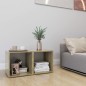 vidaXL TV-Schränke 2 Stk. Weiß Sonoma-Eiche 37x35x37 cm Holzwerkstoff vidaXL TV-Schränke 2 Stk. Weiß Sonoma-Eiche 37x35x37 cm Holzwerkstoff