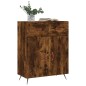 vidaXL Sideboard Räuchereiche 69,5x34x90 cm Holzwerkstoff vidaXL Sideboard Räuchereiche 69,5x34x90 cm Holzwerkstoff